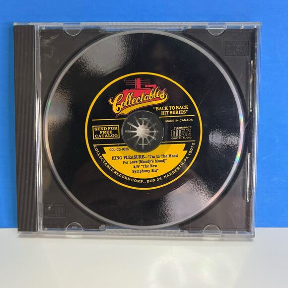 King Pleasure CD – Moody’s Mood / The New Symphony Sid Collectables Back to Hits - Picture 1 of 5